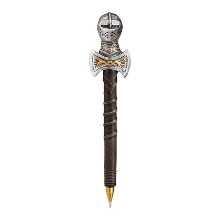 DESIGN TOSCANO Knights of the Realm: Double Axe Battle Armor Pen CL36643